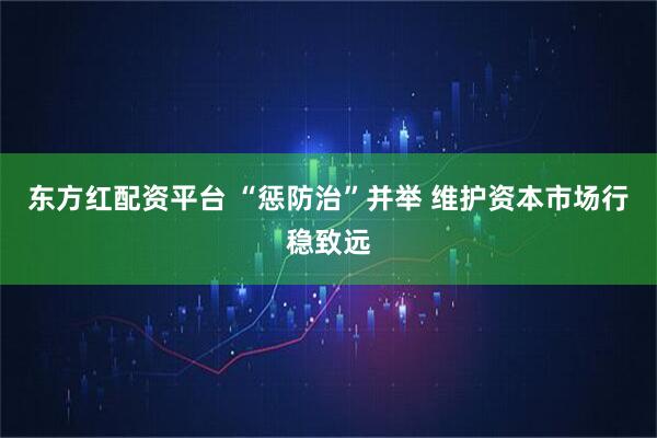 东方红配资平台 “惩防治”并举 维护资本市场行稳致远