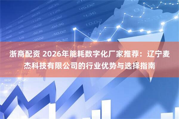 浙商配资 2026年能耗数字化厂家推荐：辽宁麦杰科技有限公司的行业优势与选择指南